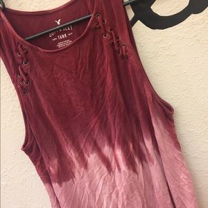 American Eagle ombre soft tank